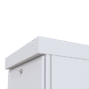 Gabinete para Piso, Capacidad, 31 Unidades de Rack, Doble puerta y Postes frontales e intermedios ajustables, Color Blanco, Se envía el Gabinete Armado.