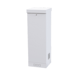 Gabinete para Piso, Capacidad, 31 Unidades de Rack, Doble puerta y Postes frontales e intermedios ajustables, Color Blanco, Se envía el Gabinete Armado.