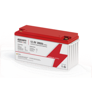 Batería de Litio Ciclo Profundo, 12.8 Vcc 200Ah (LiFePO4 de Celdas Cilíndricas) , Solar, Marina, Máximo 200 A de Descarga