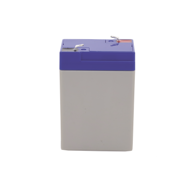 Batería 6 V / 4.5 Ah / UL / Tecnología AGM / Vida útil promedio 5 años / Para uso en equipo electrónico, Alarmas de Intrusión / Incendio/ Control de acceso / Video Vigilancia / Terminales F1 ( Incluye adaptador F2