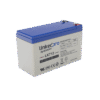 Batería 12 V / 7 Ah / UL / Tecnología AGM / Vida útil promedio 5 años / Uso en equipo electrónico, Alarmas de Intrusión / Incendio / Control de acceso / Video Vigilancia / Terminales F1 ( Incluye adaptador F2 )
