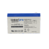 Batería 12 V / 7 Ah / UL / Tecnología AGM / Vida útil promedio 5 años / Uso en equipo electrónico, Alarmas de Intrusión / Incendio / Control de acceso / Video Vigilancia / Terminales F1 ( Incluye adaptador F2 )