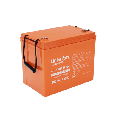 Batería 12 V / 75 Ah / UL / Tecnología AGM-VRLA / Vida útil promedio de 5 años / Retardo a la flama / Para uso en equipo electrónico, Alarmas de Intrusión / Incendio/ Control de acceso / Video Vigilancia / Termina Batería 12 V / 75 Ah / UL / Tecnología AGM-VRLA / Vida útil promedio de 5 años / Retardo a la flama / Para uso en equipo electrónico, Alarmas de Intrusión / Incendio/ Control de acceso / Video Vigilancia / Termina