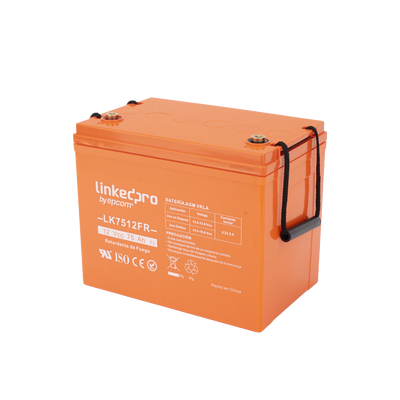 Batería 12 V / 75 Ah / UL / Tecnología AGM-VRLA / Vida útil promedio de 5 años / Retardo a la flama / Para uso en equipo electrónico, Alarmas de Intrusión / Incendio/ Control de acceso / Video Vigilancia / Termina Batería 12 V / 75 Ah / UL / Tecnología AGM-VRLA / Vida útil promedio de 5 años / Retardo a la flama / Para uso en equipo electrónico, Alarmas de Intrusión / Incendio/ Control de acceso / Video Vigilancia / Termina