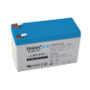 Batería 12 V / 9.5 Ah / UL / Tecnología AGM / Vida útil promedio 5 años / Para uso en equipo electrónico, Alarmas de Intrusión / Incendio/ Control de acceso / Video Vigilancia / Terminales F1 ( Incluye adaptador F
