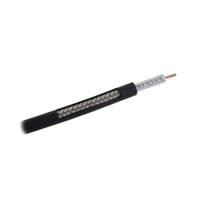 Carrete de 305m, Cable Coaxial RG-58 LMR-195, Baja Pérdida de 50 Ohms, Conductor de Cobre Sólido