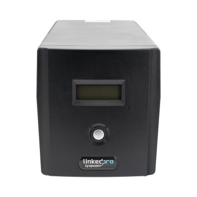 UPS 1200VA/720W Pantalla LCD / Línea Interactiva 120Vca / 6 tomas 5-15R (4 Respaldadas) / Regulación de Voltaje / Protección RJ45