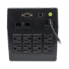 UPS 1200VA/720W Pantalla LCD / Línea Interactiva 120Vca / 6 tomas 5-15R (4 Respaldadas) / Regulación de Voltaje / Protección RJ45