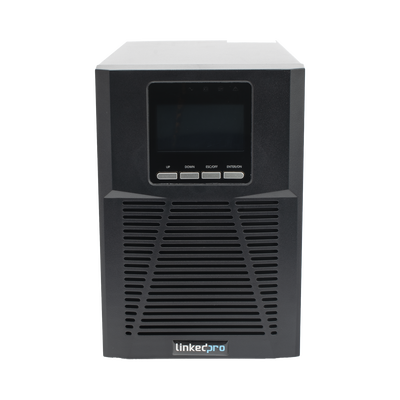 UPS 1000VA/900W Online Doble Conversión /Pantalla LCD / 3 tomas 5-15R / Regulación de Voltaje / Protección RJ45