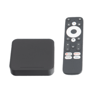 STB 4K Android con Google TV / Alto Rendimiento / Conexión Wi-Fi y por Cable / Control Remoto Bluetooth / Salida HDMI