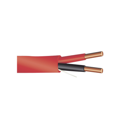 Alambre de Alarma contra Incendios - Bobina de 305 Metros: 2 x 14 AWG, Rojo, Tipo FPLR, (UL) FT4, Ideal para Sistemas de Detección y Evacuación de Incendios Alambre de Alarma contra Incendios - Bobina de 305 Metros: 2 x 14 AWG, Rojo, Tipo FPLR, (UL) FT4, Ideal para Sistemas de Detección y Evacuación de Incendios