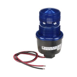 Luz de advertencia LED serie Streamline, 24 Vcd, montaje en tubo, azul Luz de advertencia LED serie Streamline, 24 Vcd, montaje en tubo, azul