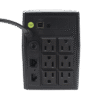 UPS 600VA/360 W Línea Interactiva / 6 Contactos 5-15R (4 Respaldadas) / Regulación de Voltaje / Protección RJ45