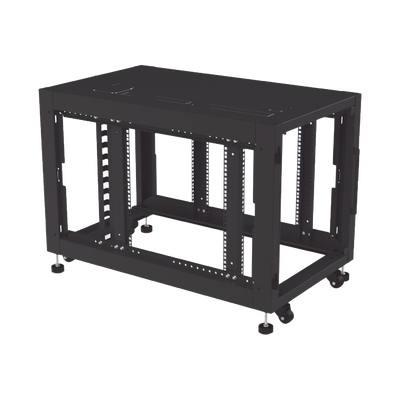 Gabinete Profesional de Piso para Telecomunicaciones de 12UR, 1000 mm Profundidad, Se envía el Gabinete armado.
