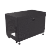 Gabinete Profesional de Piso para Telecomunicaciones de 12UR, 1000 mm Profundidad, Se envía el Gabinete armado.