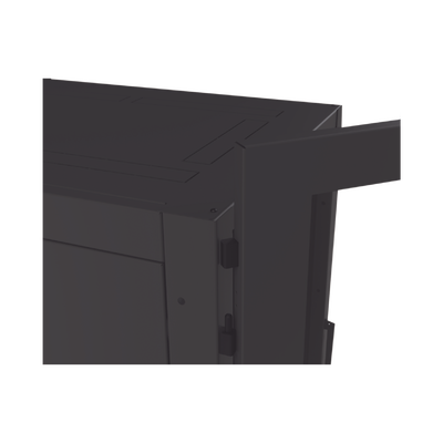 Gabinete Profesional para Telecomunicaciones de 24UR, 600 mm de Ancho x 1000 mm de Profundidad, Se envía el Gabinete Armado.