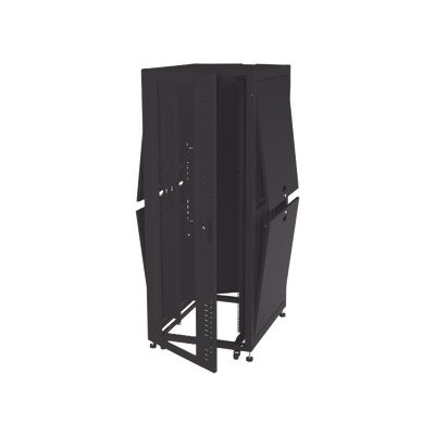 Gabinete para Telecomunicaciones Rack Estándar de 19", 42UR, 800 mm Ancho x 1000 mm Profundidad. Fabricado en Acero, Se envía el Gabinete Armado.