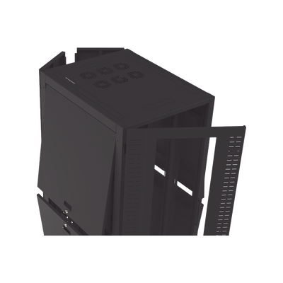 Gabinete para Telecomunicaciones Rack Estándar de 19", 42UR, 800 mm Ancho x 1000 mm Profundidad. Fabricado en Acero, Se envía el Gabinete Armado.