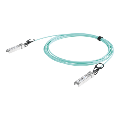 Cable AOC SFP+ de 1&10 Gbps a 1&10 Gbps / Cable de fibra óptica Activo / Longitud: 10 metros