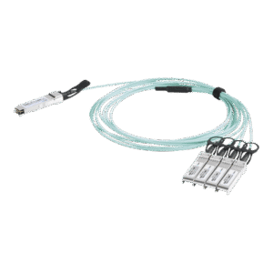 Cable AOC QSFP+ de 40 Gbps a 4x 10 Gbps / Cable de fibra óptica Activo / Longitud: 2 metros