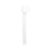 Cincho de plástico, Color Natural, 4.8 x 370 mm, Ideal para sujeción de cables (Bolsa con 100 piezas)