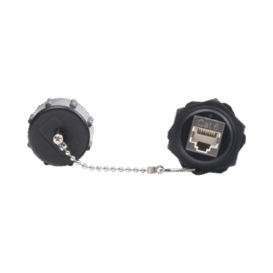 Acoplador Industrial RJ45-RJ45 Categoría 6 Blindado IP67 (Waterproof)