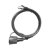 Cable de Parcheo Industrial Cat6 Blindado (FTP) con protección contra agua (IP67) en un extremo, 1 metro