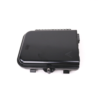 Cierre de Empalme para 24 fusiones de fibra óptica, Interior/Exterior, 3 Entradas para Cable Ø 6-12mm, con 8 acopladores SC/APC y splitter 1x8 SC/APC Incluido, IP65