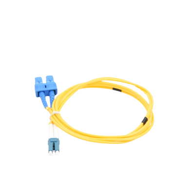 Jumper de Fibra Óptica Monomodo LC/SC Duplex de 1 metro