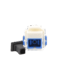 Acoplador Keystone de fibra óptica Monomodo SC/PC Simplex a SC/PC Simplex