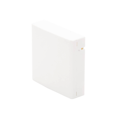 Caja Terminal de Fibra Óptica (Roseta) con un Acoplador SC/APC, color Blanco Caja Terminal de Fibra Óptica (Roseta) con un Acoplador SC/APC, color Blanco