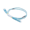 Jumper de Fibra Óptica Multimodo OM3 50/125 LC-LC OFNR (Riser), 2.0 mm, Dúplex, Aqua, 1 metro