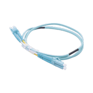 Jumper de Fibra Óptica Multimodo OM3 50/125 LC-LC OFNR (Riser), 2.0 mm, Dúplex, Aqua, 1 metro Jumper de Fibra Óptica Multimodo OM3 50/125 LC-LC OFNR (Riser), 2.0 mm, Dúplex, Aqua, 1 metro
