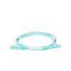 Jumper de Fibra Óptica Multimodo OM4 50/125 LC-LC OFNR (Riser), 2.0 mm, Dúplex, Aqua, 2 metros