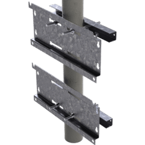 Herraje para Fijación a Pared, Torre o Poste compatible con LP-FORTE-16UR3 y LP-FORTE-24U-R3