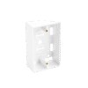 Caja de Pared Universal, Color blanco, Para montaje con Placas de Pared