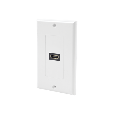 Placa de pared 1 puerto HDMI hembra a hembra