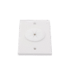 Placa de Pared, con Orificio y Grommet, Ideal para pasar cables