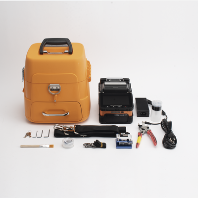 Fusionadora de Fibra Óptica MultiModo y MonoModo / 6 motores / Alineación por Núcleo / Capacitación Remota Gratuita