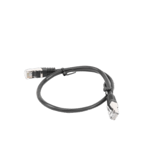 Cable de parcheo FTP Cat5e - 0.5 m - negro