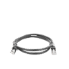 Cable de parcheo FTP Cat5e - 1 m - negro