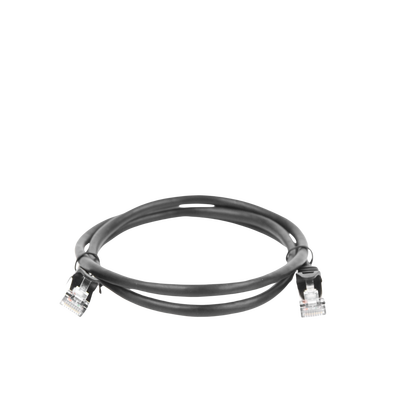 Cable de parcheo FTP Cat5e - 1 m - negro