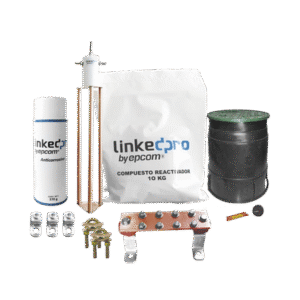 Kit de puesta a tierra LinkedPro, para protección de hasta 30 Amp.