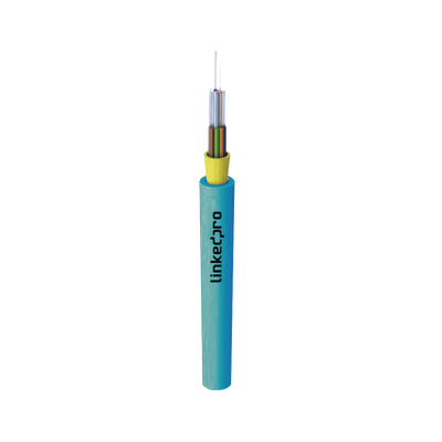 Cable de Fibra Óptica Multimodo OM4 50/125, 12 hilos, para Interior, Tight Buffer 900µm, OFNR Riser, Dieléctrica, Precio Por Metro,(Hasta 2000 metros en un solo tramo de cable)