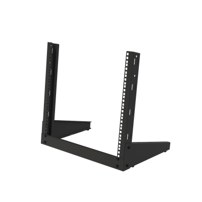 Rack de 19", 9 UR, Para Uso en Mesa. Ideal para Instalaciones, Temporales / Pruebas / Exhibición