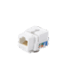 Módulo Jack Keystone Cat5e con terminación 110 (Punchdown) para faceplate - Color Blanco Módulo Jack Keystone Cat5e con terminación 110 (Punchdown) para faceplate - Color Blanco