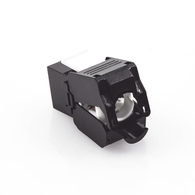 Módulo Jack Keystone Cat5e (toolless), con terminación en ángulo 180 º Color Negro, Compatible con Faceplate y Patchpanel Linkedpro Módulo Jack Keystone Cat5e (toolless), con terminación en ángulo 180 º Color Negro, Compatible con Faceplate y Patchpanel Linkedpro