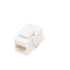 Módulo Jack Keystone Cat5e sin herramienta (toolless) para faceplate - Color Blanco