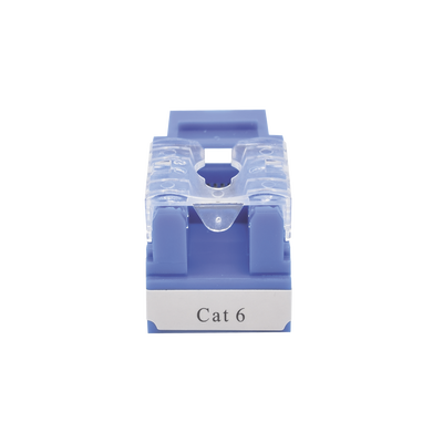Módulo Jack 110 Cat6, Keystone para faceplate - Color Azul Módulo Jack 110 Cat6, Keystone para faceplate - Color Azul