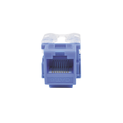 Módulo Jack 110 Cat6, Keystone para faceplate - Color Azul Módulo Jack 110 Cat6, Keystone para faceplate - Color Azul